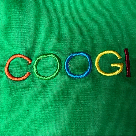 Vintage Coogi Green Embroidered Long Sleeve T-Shirt 2XL | L/S Tee Shirt XXL - Picture 3 of 13